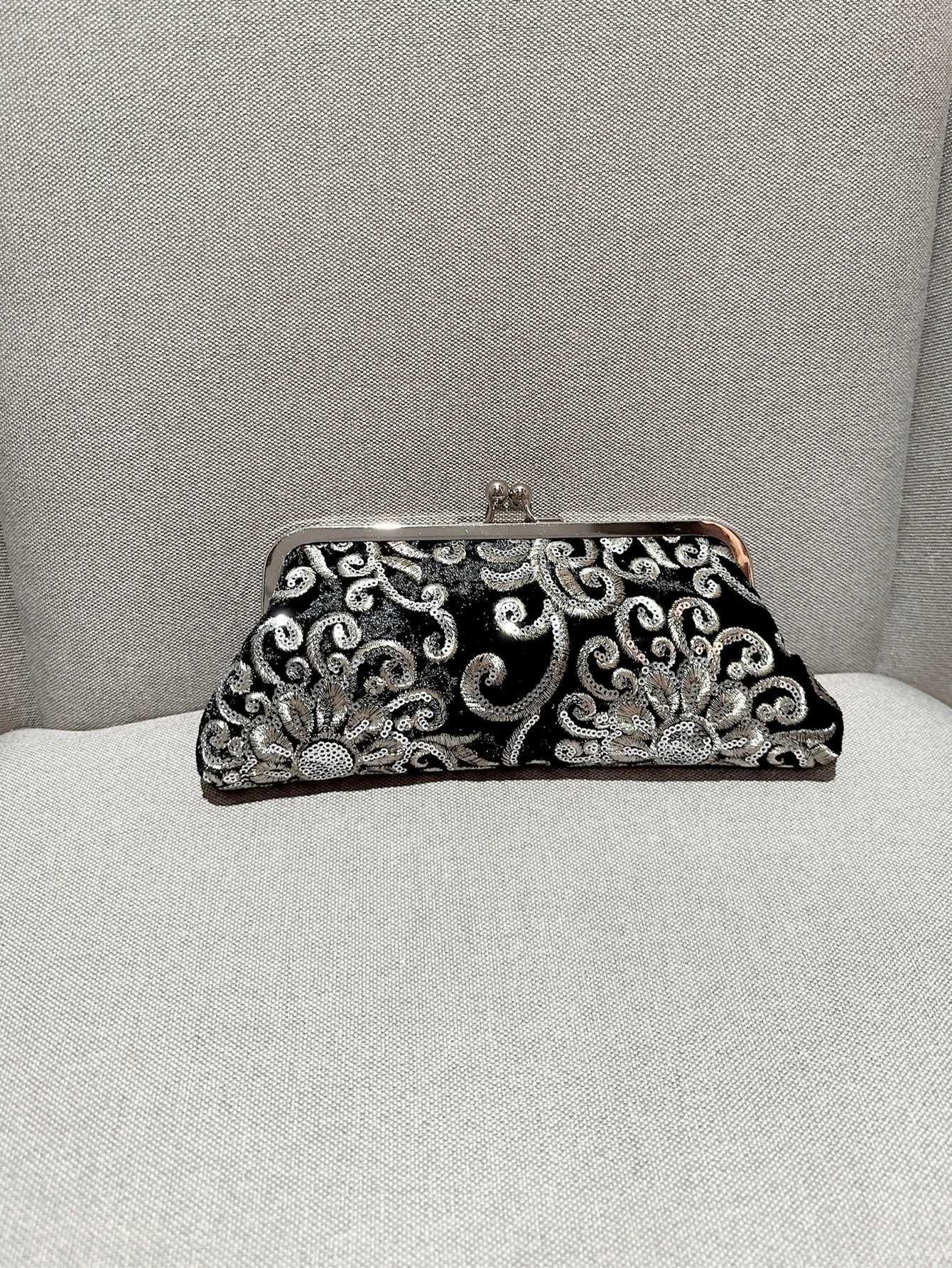 Womens Sequin Evening Bag Evening Bag Sparkling Party Clutch Prom Bag Evening Bag Dress Bag H251027