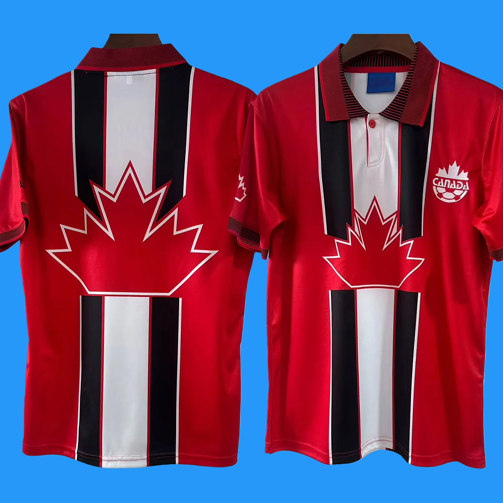 Retro 1998 Canada Soccer Jersey 1988 Canada Home Vintage Football Shirt