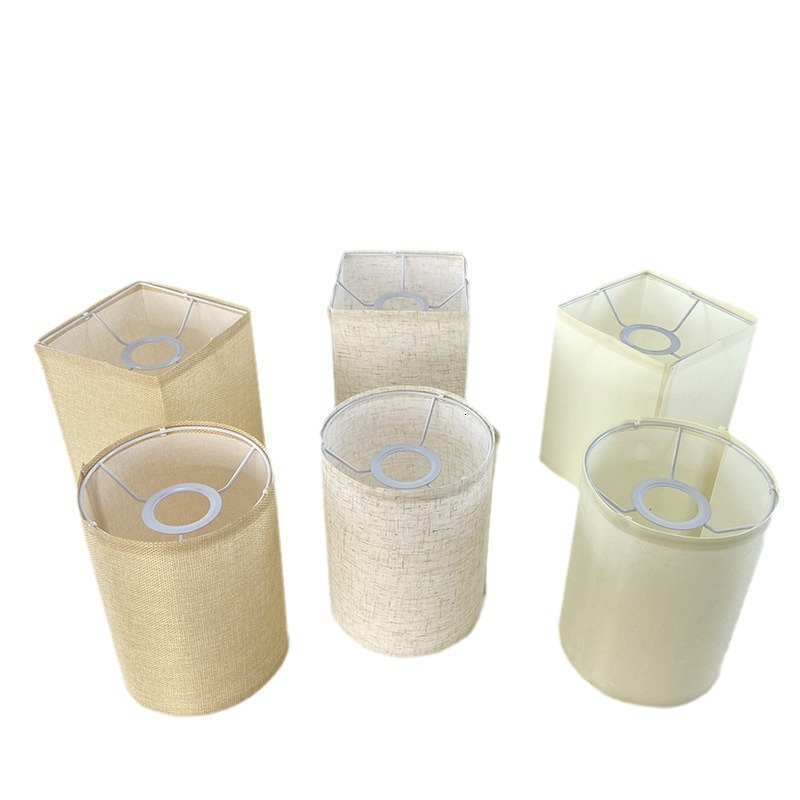 Amazon desk lamp lampshade detachable fabric small lampshade linen cloth accessory shell cover