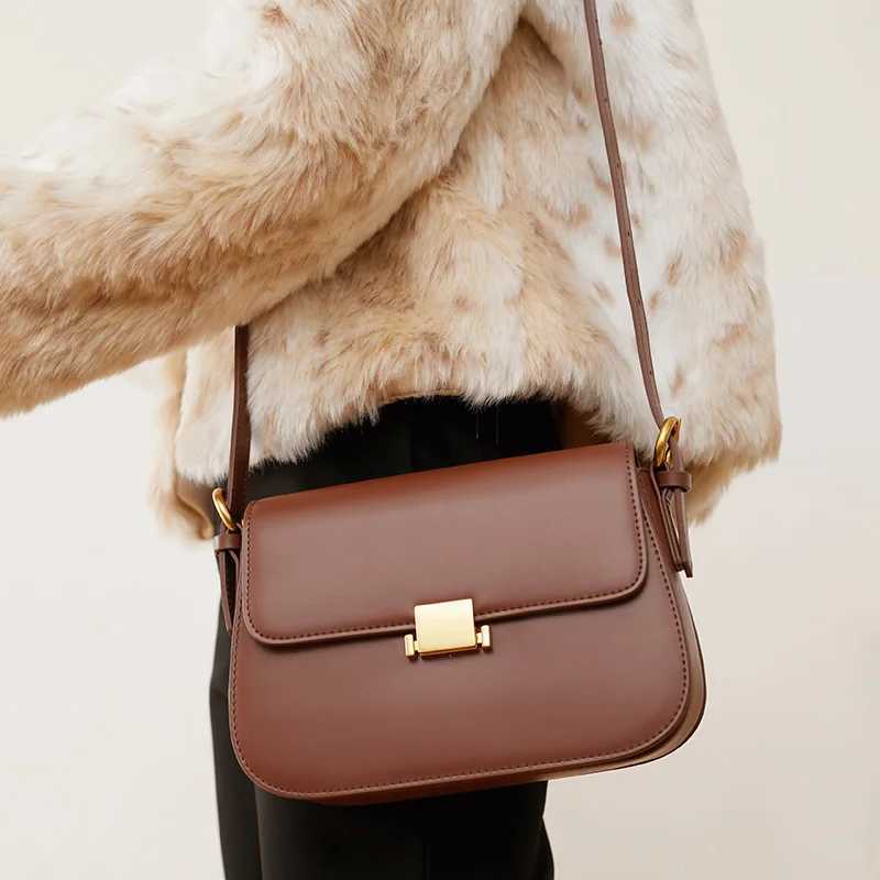 Cowhide Womens Bag 2024 New Genuine Leather Fashion Women Shoulder Bags High Quality Luxury Female Crossbody Bag 2126W251028