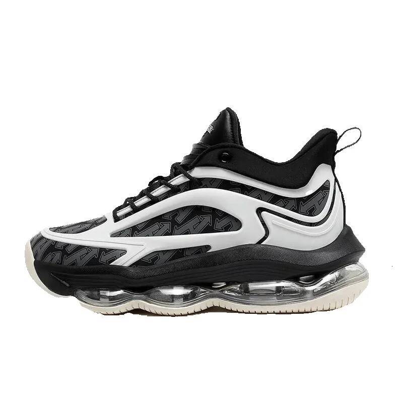 Men's Autumn Winter High-top Thick-soled Non-slip Soft-soled Air Cushion Shoes New Niche Sports Casual Versatile Trendy Shoes