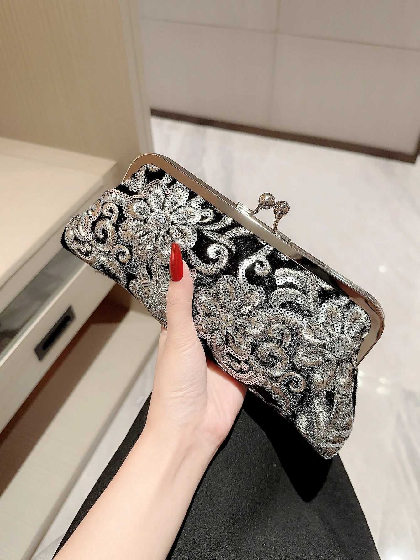 Womens Sequin Evening Bag Evening Bag Sparkling Party Clutch Prom Bag Evening Bag Dress Bag H251027