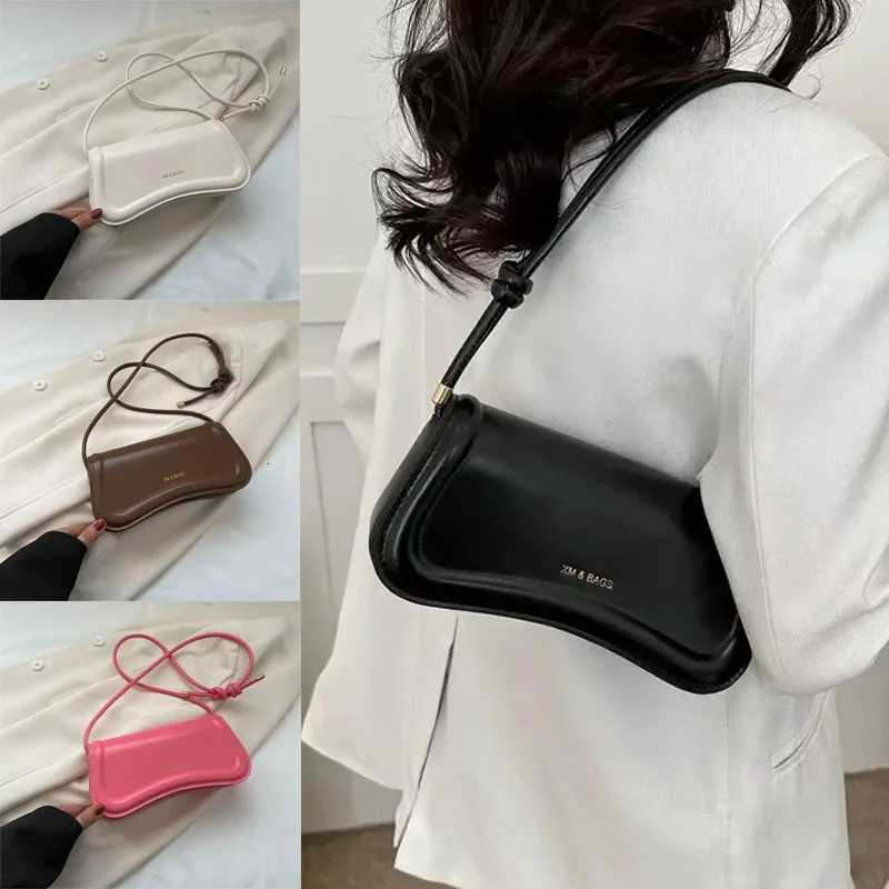 Ladies Shoder Crossbody Bags PU Leather Wen Underarm Bags Solid Color Small Tophandle Bags Purse Fem Daily Handbags D251028