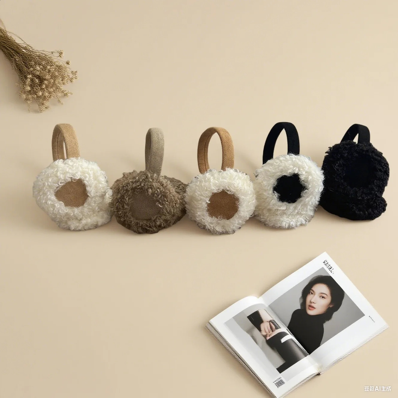 Warm Suede Earmuffs Solid Color Outdoor Cycling Anti Cold Wind Earmuffs Antifreeze Earmuffs Ear Muffs Girls Kids 4e011 251027