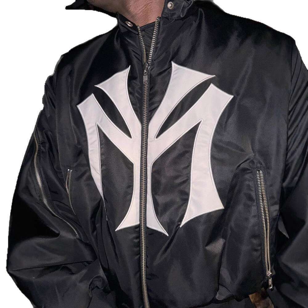 Multi-zipper Design Men's and Women's Loose Letter Embroidery Pattern Fashion Sweatshirt