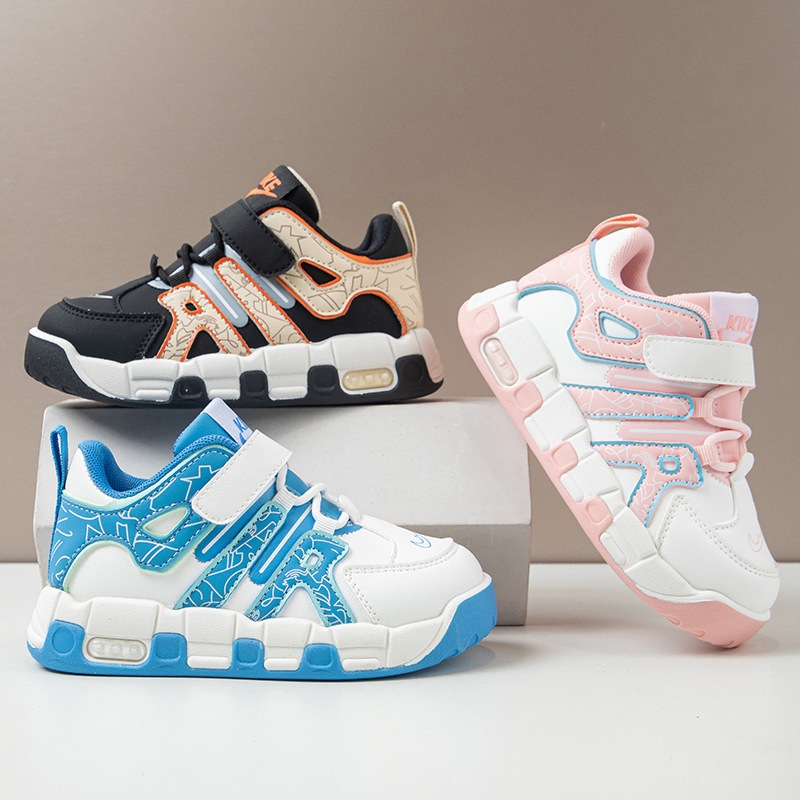 New design Shoes Children's sports shoes Fashion Autumn and Winter New Boys' Running shoes Leather soft soles Big Kids Boys' Casual Sho