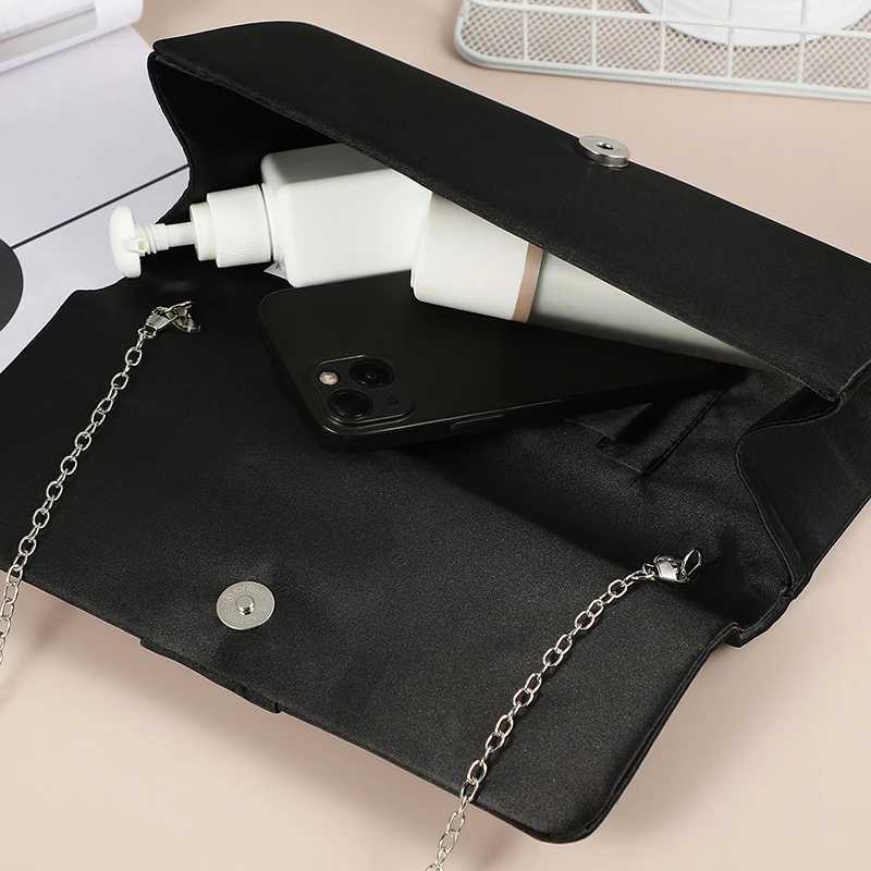 Light Advanced Diamond Handheld Bag with Metal Chain Versatile Shoulder Bag for Dinner And Travel Straddle Storage H251027
