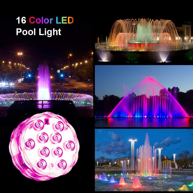 Versatile Submersible Lighting Solution: Robust Build Quality + Enhanced Visibility Thanks To Its Dynamic Hue Capabilities--Waterproof lamp