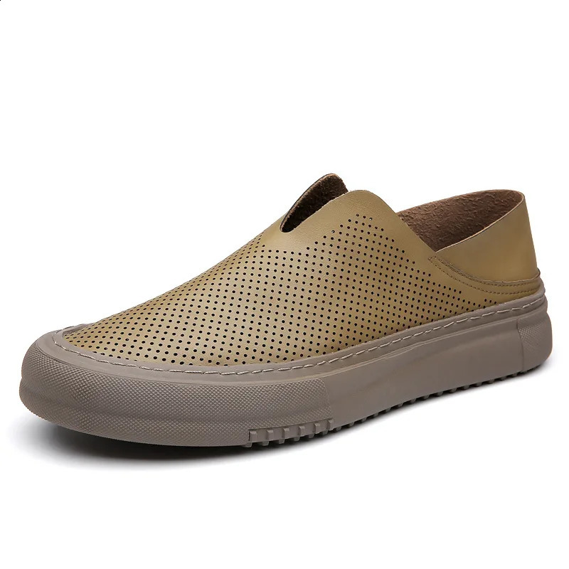 Slip On Leather Casual Shoes Men Loafers Spring Summer Mocasines Hombre Loafer Men Leather Casual Shoes Men Sneakers Autumn 251023