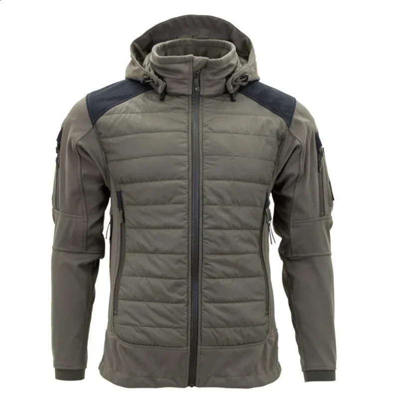 Military Soft Shell Shark SkinTactical Jacket Men Detachable Hood Multipocket Quilted Thick Jackets Winter Warm Windproof Coat 251015