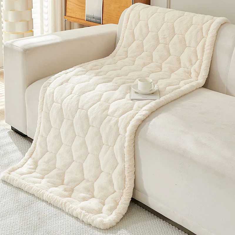 Nordic Thick Faux Mink Fur Sofa Cushion Autumnwinter Pet Friendly NonSlip Sofa Cover Soft Furniture Protector for Living Room C251028
