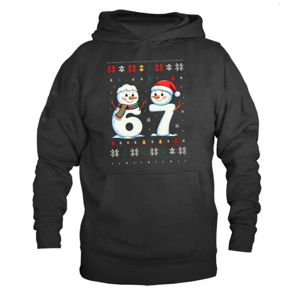67 Snowmen Ugly Christmas Sweater Six Seven Shirt Meme Xmas Pullover Hoodie Moletom Masculino Harajuku SweatshirtsXJ251028