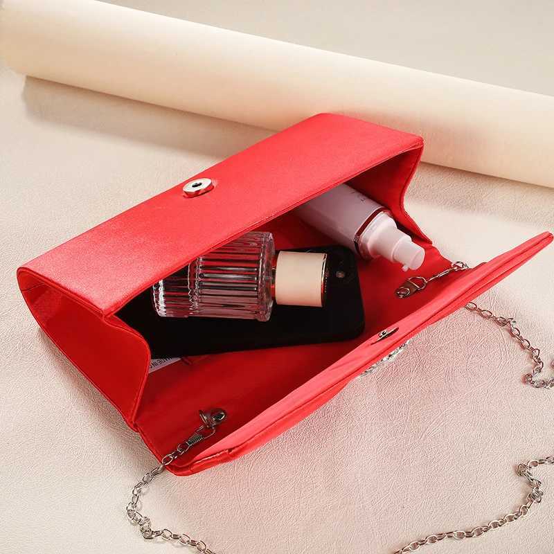New socialite clutch bag Fashion sticker diamondevening bag Wedding party storage bag Bridal evening gown bag H251027