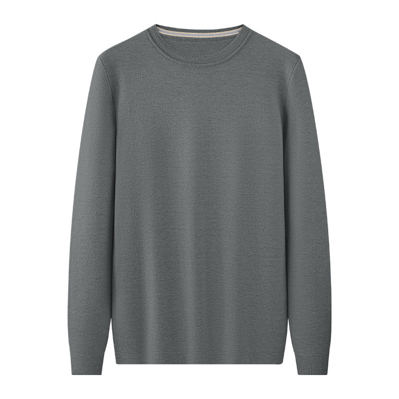 450G Seamless Wool Modal Sweater Men's 2025 New Autumn Winter Thickened Men's Designer sweater Base Knitwear Top