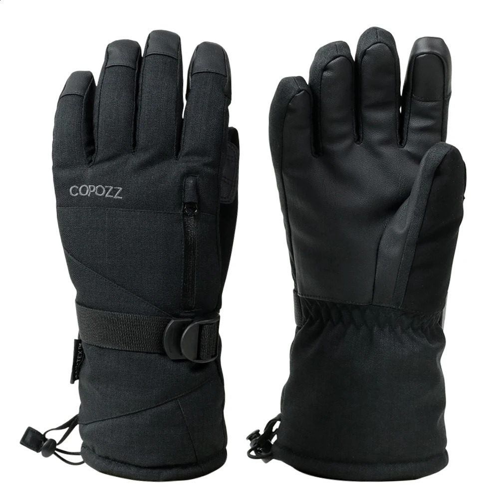 COPOZZ Ski Gloves Waterproof Gloves with Touchscreen Function Thermal Snowboard Gloves Warm Motorcycle Snow Gloves Men Women 251027