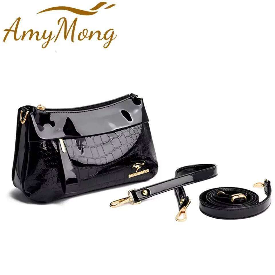 Designer Bags 3 Layers Women Handbag Purses Designer Patent Leather Shoulder Messenger Crossbody Bags For Female Vintage Sac A Main New Hot Selling