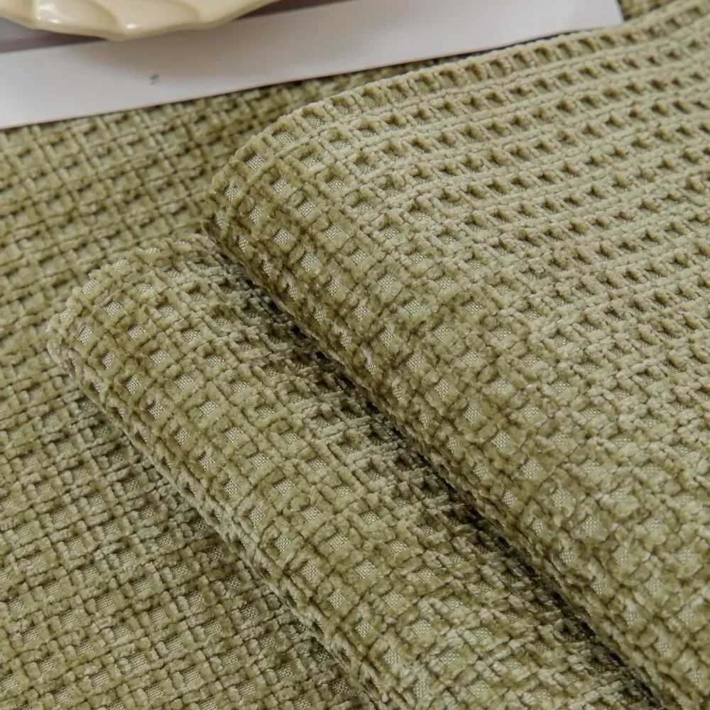 Four Seasons Universal Waffe Sofa Cushion Chenille Sofa Cushion Modern Simple Solid Color NonSlip Sofa case C251028
