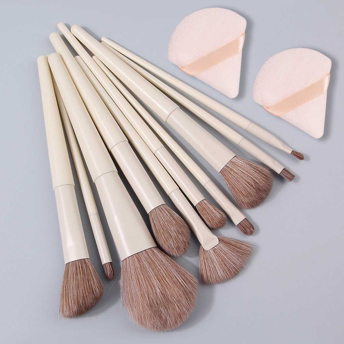 31013PCS Highquality Makeup Brush Set Multipurpose facial brush Triangular Powder Puff largecapacity storage bag J251117