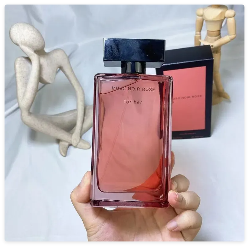 New For Her Perfume 100ml Musc Noir Rose Perfumes Women Fragrance 3.3fl.oz Eau De Parfum Long Lasting Good Smell EDP Floral Woman Cologne Spray Body M