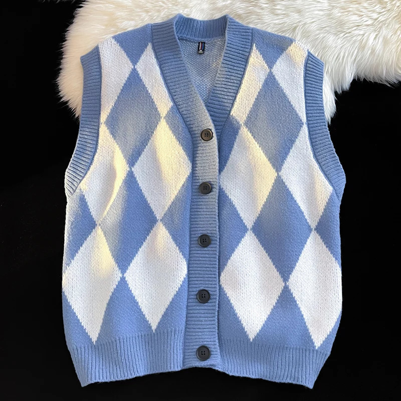 Mens Autumn and Winter Sweater Vest Fashion High Quality Knitwear Casual Comfort Daily Loose 251016