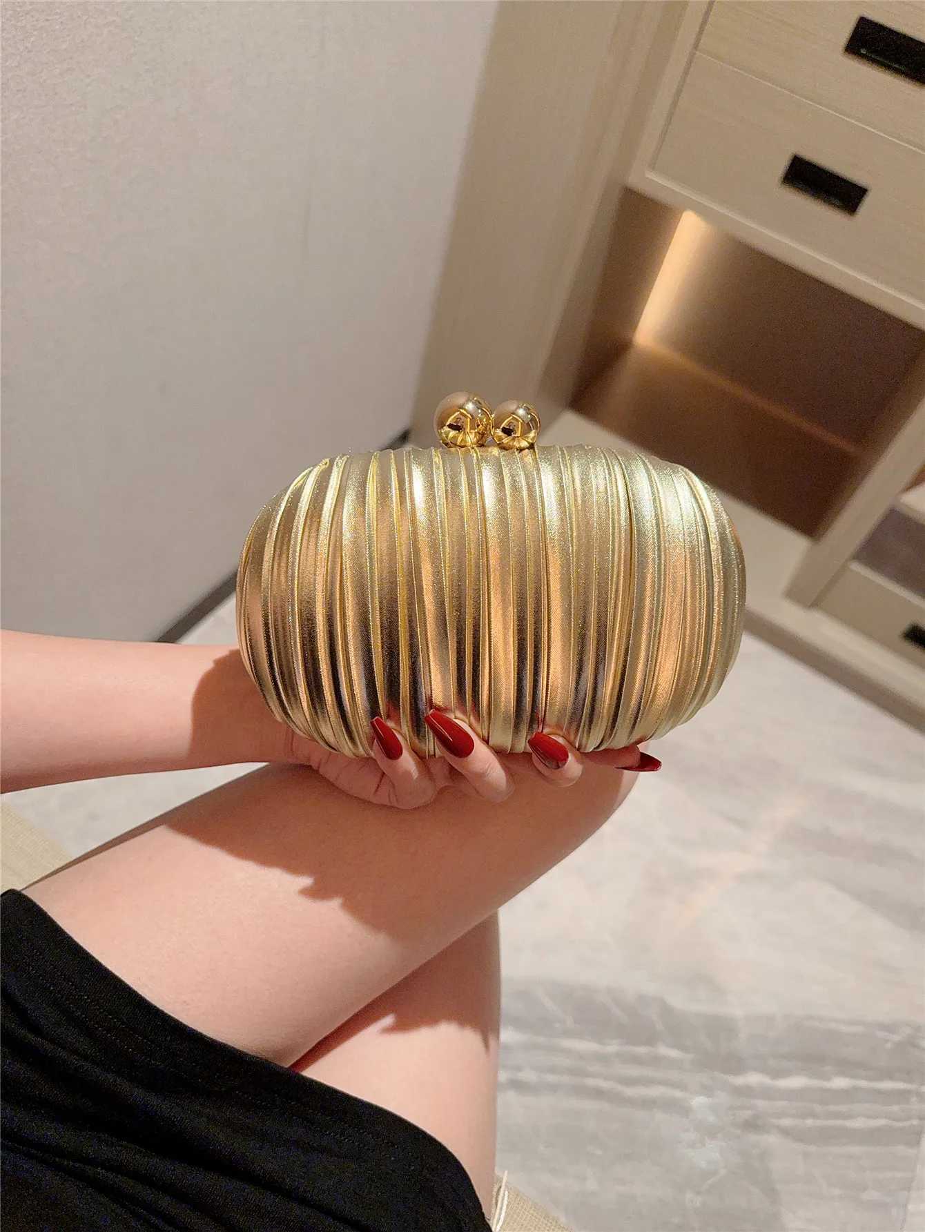 Gorgeous Oval Box Bag Clutch Bag Womens Banquet Evening Dress Clutch Bag with Cheongsam Wedding Chain Bag H251027