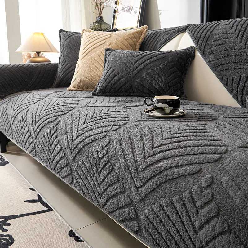 AutumnWinter Thickened Sofa Cover AntiSlip Sectional Seat Cushion for Living Room AntiCat Scratching Soft Furniture Protector C251028