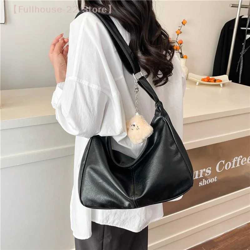 MAX22Retro PU Leather Shoulder Bag Ladies Large Capacity Underarm Bag Fashion Versatile Commuter Tote Bag For Women GiftsW251028