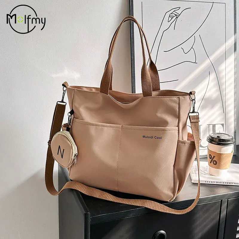 Waterproofed Womens Handbag Shoulder Crossbody Bags Oxford Tote Bag for Student Ladies Female Handbag Bolsa Bolsas Para MujeresW251028
