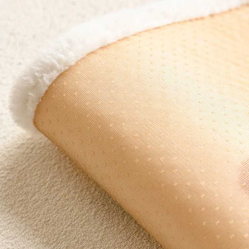 Lovely Floral Print Wavy Edge Sofa Cushion Thick Plush Warm Sofa Cover for Autumn Winter Elegant Sectional Anti Slip Home Decor C251028