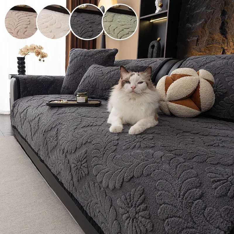 1PCAutumn and winter shu mianrong sofa cushion plush cushion simple winter plush living room sofa cushion C251028