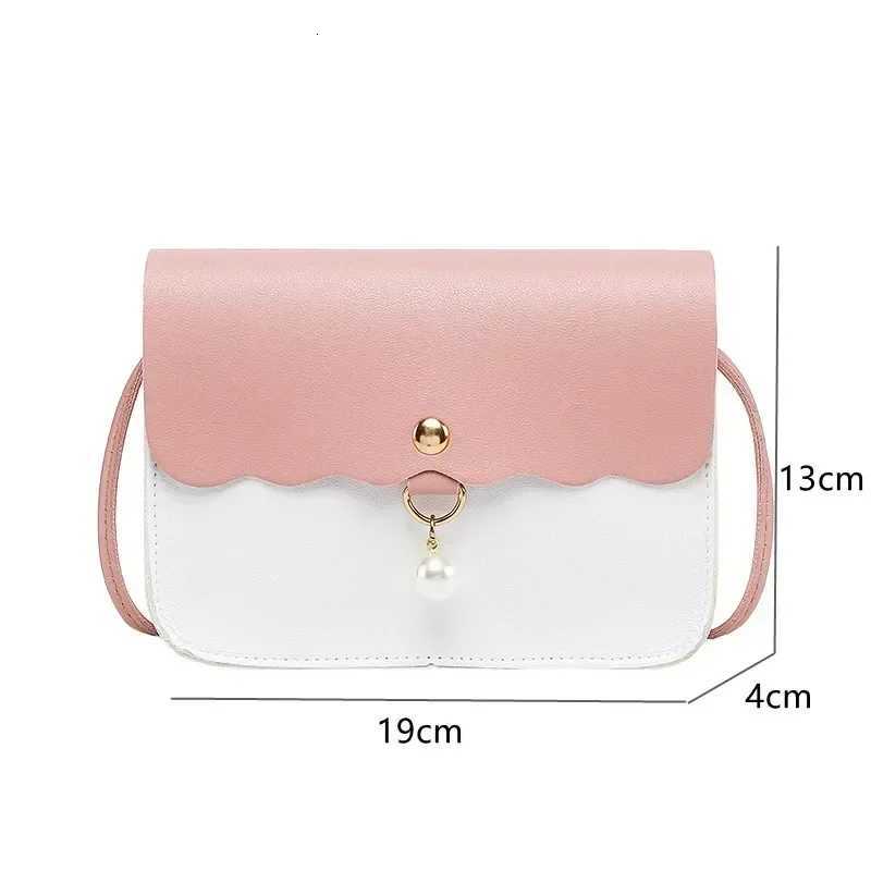 Fashion Simply PU Leather for Women Solid Color Shoulder Messenger Bag Lady Pendant Pearl Travel Small Handbag Femininas BolsasW251028