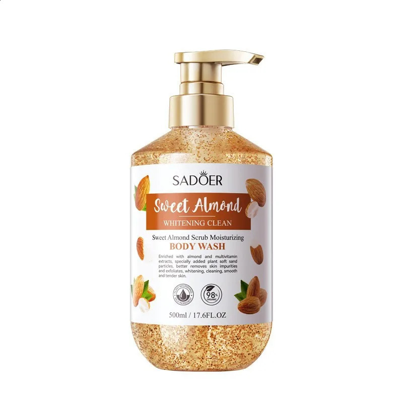 500ml Sweet Almond Scrub and Cleansing Shower Gel Body Wash Bath and Body Works 251023