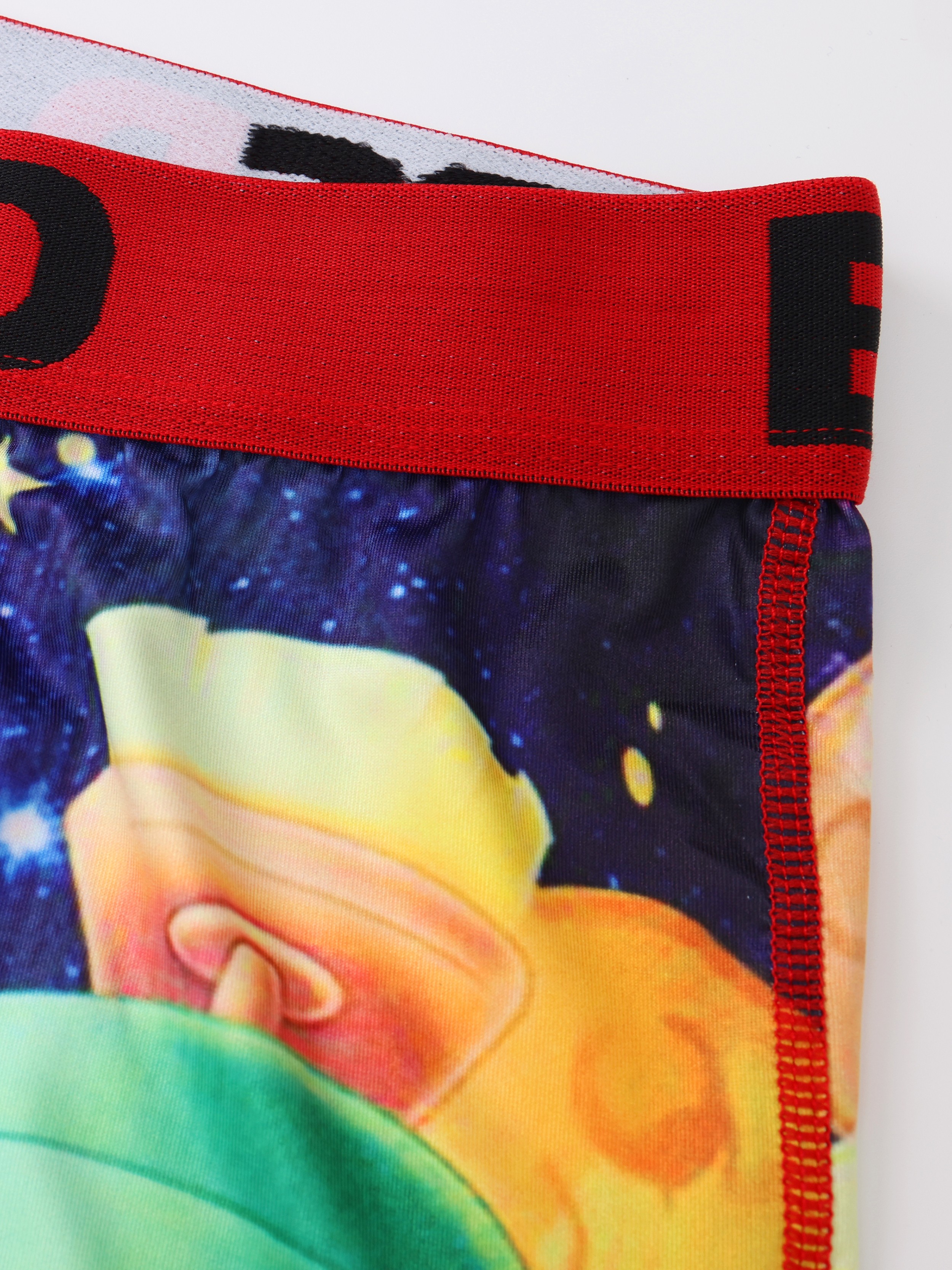 Stylish Print Design Mens Boxer Briefs with Soft Fabric - Durable and Lightweight Undergarments