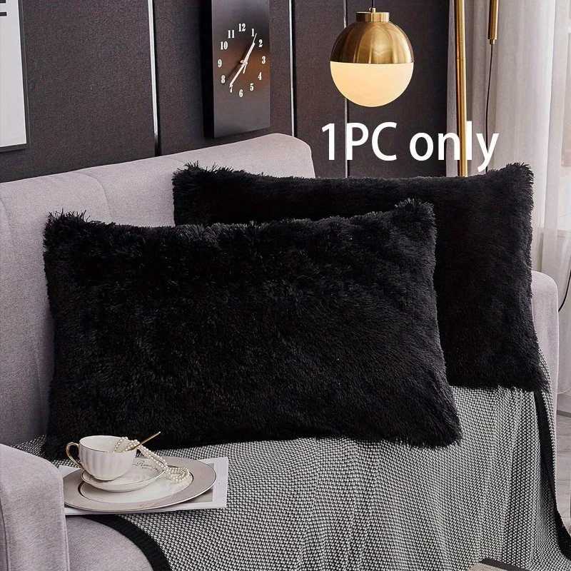 Pillow Case 1pc Faux Fur cases Velvet Super Soft and Cozy Wrinkle Fade Resistant with Zipper Closure Bed Cases C251028