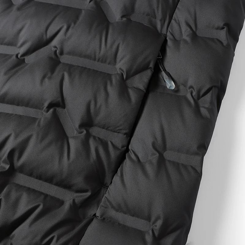 LNGXO Winter Warm Down Jacket Men Hiking Camping Climbing Trekking Graphene Lining Coat Duck Down Lightweight Padding Jackets 251027