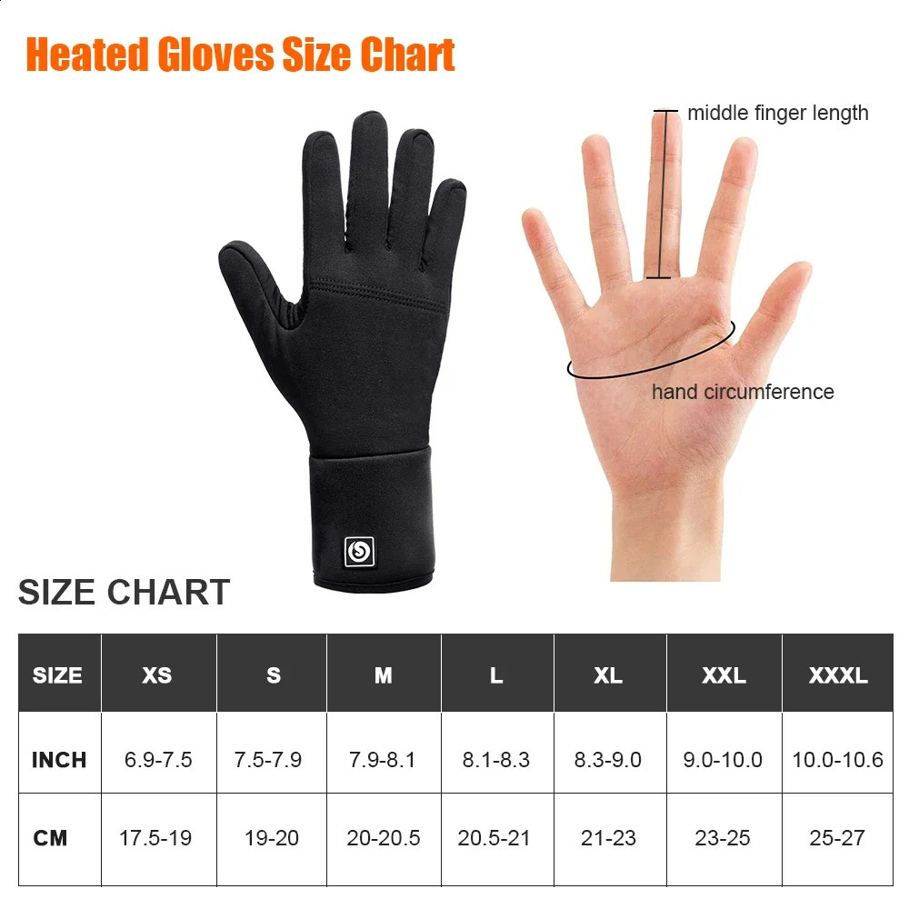 SAVIOR Winter Thermal Heated Gloves For Adult Goatskin Leather Wind Waterproof Rechargeable Battery Warm Hand Ski Gloves 3 Gears 251027