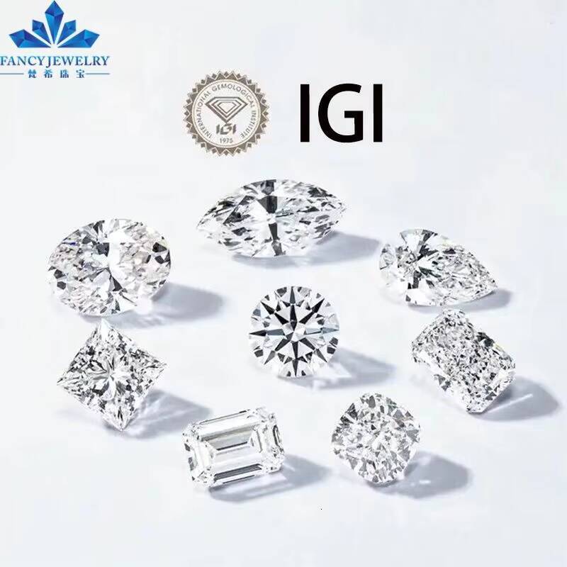 IGI Certified 3ct Radiant Diamond Solitaire Pendant 14k Lab Grown Diamond Necklace 12mm Box Chain Elegant 3ct Diamond Necklace