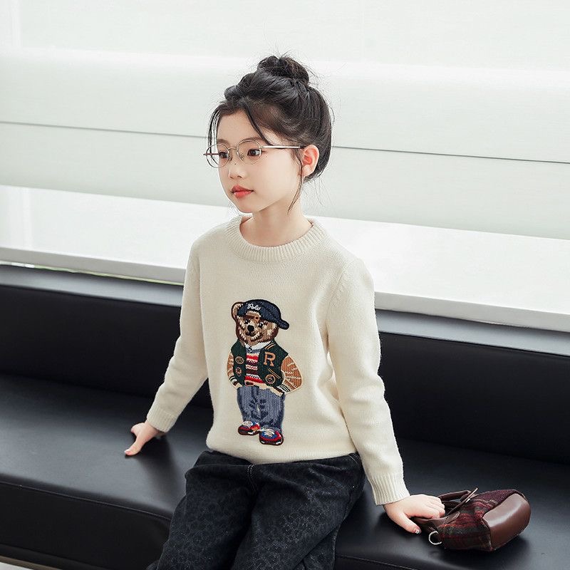 Winter Kids Sweater Toddler Boy Clothes New Style Polos Boys Girls Pullover sweatshirt Childrens warm Hoodie ClothingW251204