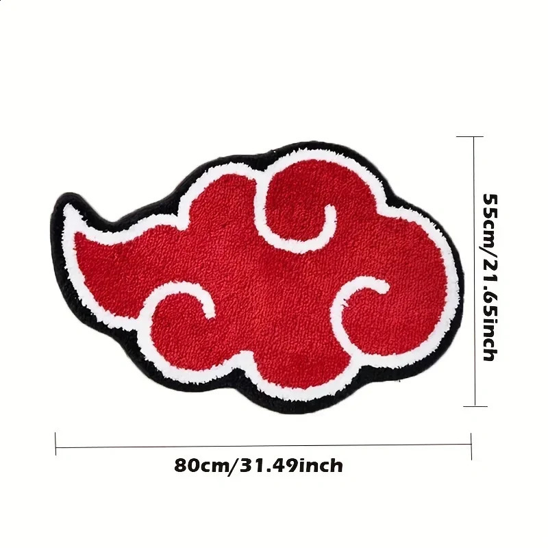 Cartoon Red Cloud Door Mat Nonslip Rug Kitchen Bedroom Irregular Carpet Living Room Large Area Home Decoration Carpets 1028 H260226