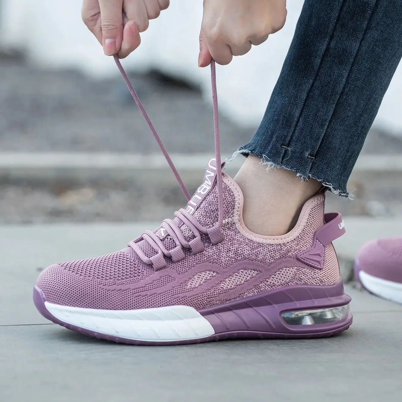 Women Safety Shoes For Work Safety Boots Breathable Steel Toe Puncture Proof Sport Work Sneakers Construction Security Boots 251023