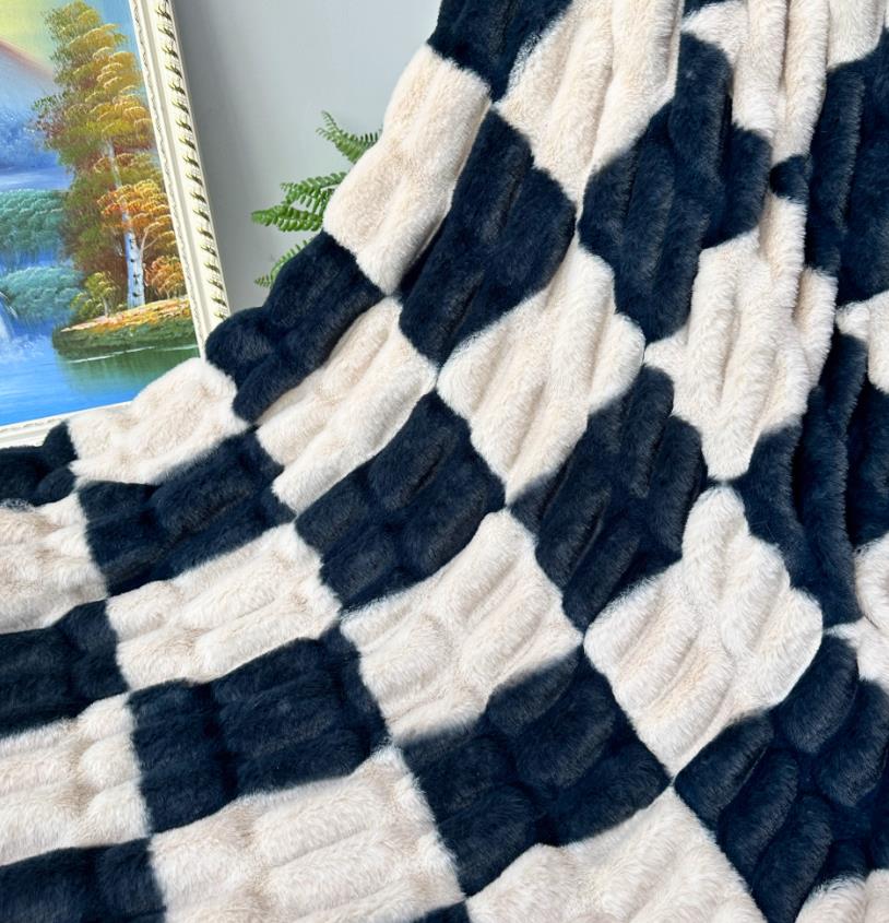 REGINA Cozy Chenille Chunky Knit Blanket Throw For Bed Sofa Bedroom Living Room Decorative Mat Rug Carpet Summer Quilt Blankets 240821