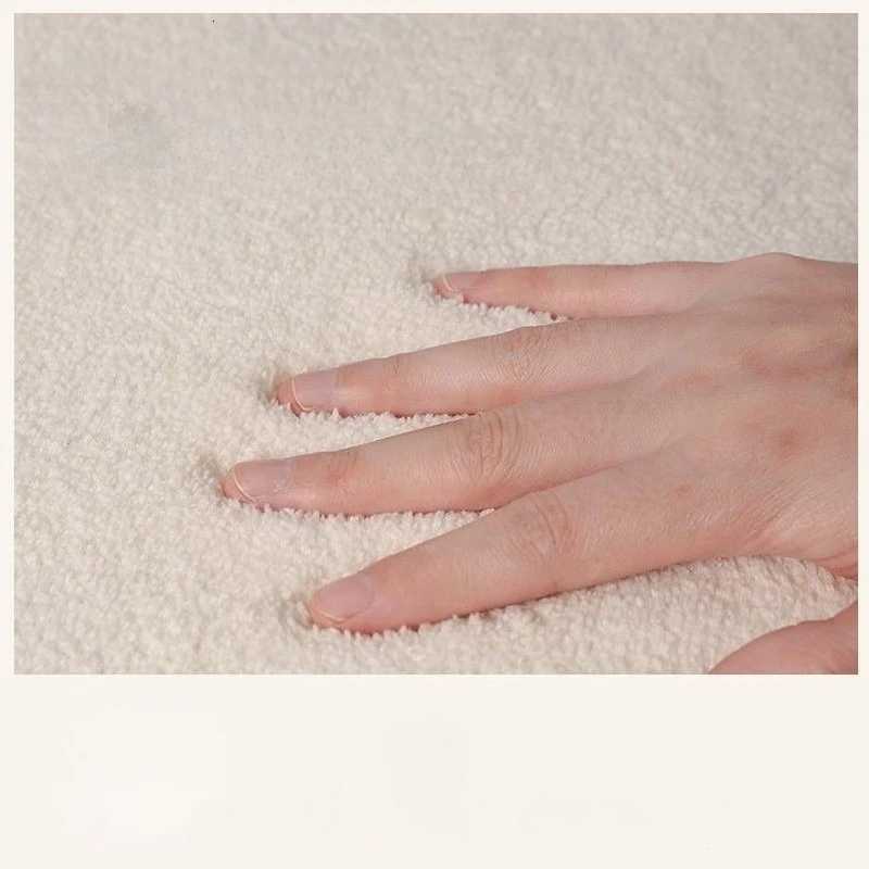 New Christmas Red Sofa Cover Fabric Anti Slip and Warm Autumn and Winter Sofa Cushion Straight Row Thick Plush Not Easy To Fade C251028