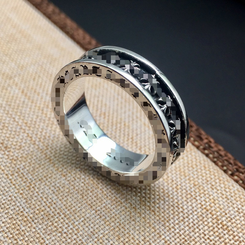 Mini Band Rings with Floral Design - Unique Couples' Style Accessory