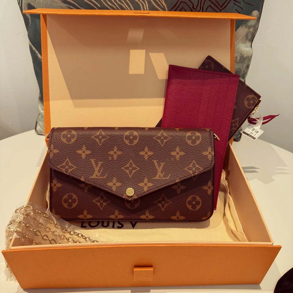 Designer bag Luxury shoulder bag Women's wallet Printed flip cover 3-in-1 chain bag High quality cowhide leather crossbody bag Handbag waist bag