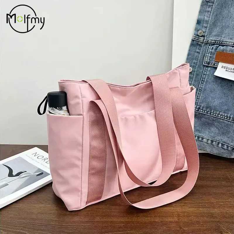 Womens Bag Designer Luxury Bag Nylon Commuting Shoulder Handbag Solid Color Tote Bag Mommy Large Capacity Vacation Handbag 2025W251028