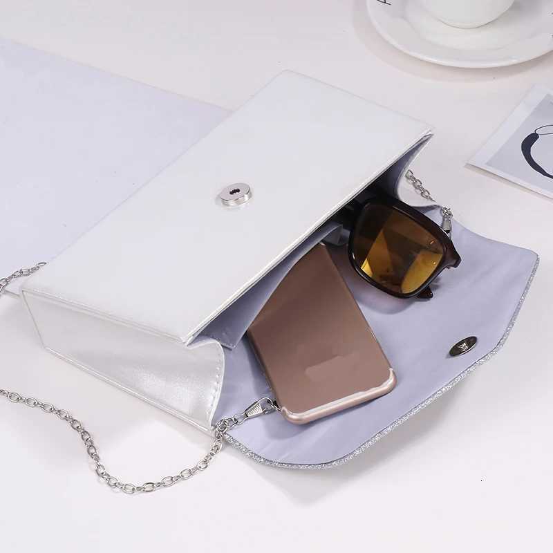 Celebrity Glossy Satin Dinner Bag Fashion Chain Shoulder Bag Crossbody Bag Bride Bridesmaids Wedding Party Evening Dress H251027