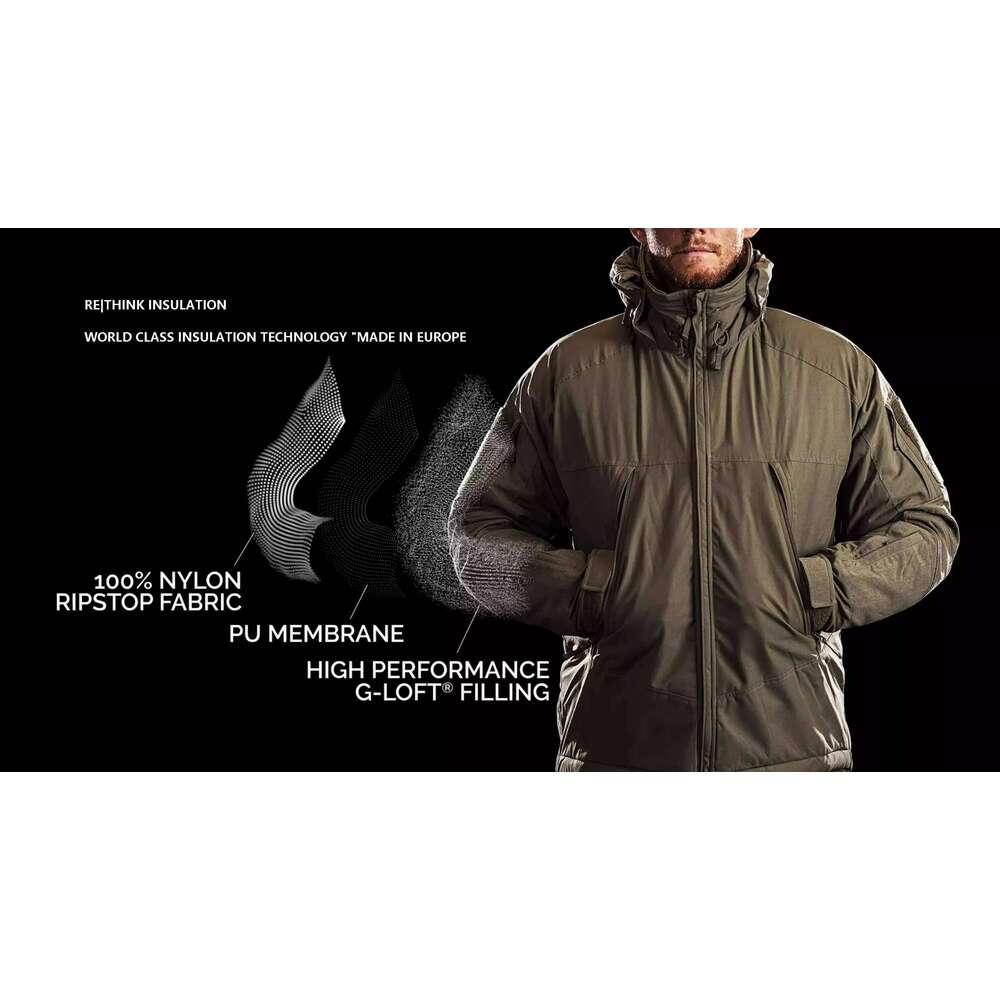 Men's Winter Tactical Cotton Jacket, Cycling Warm And Cold Resistant, Built-In Insulation