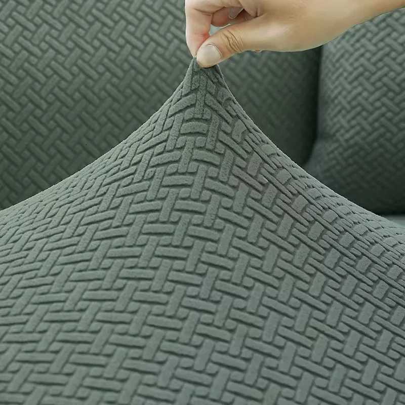 Jacquard Sofa Cover For Living Room Elastic Thick Jacquard Sofa Cover For Sofa Lshaped Corner Covers 12345 Seater C251028