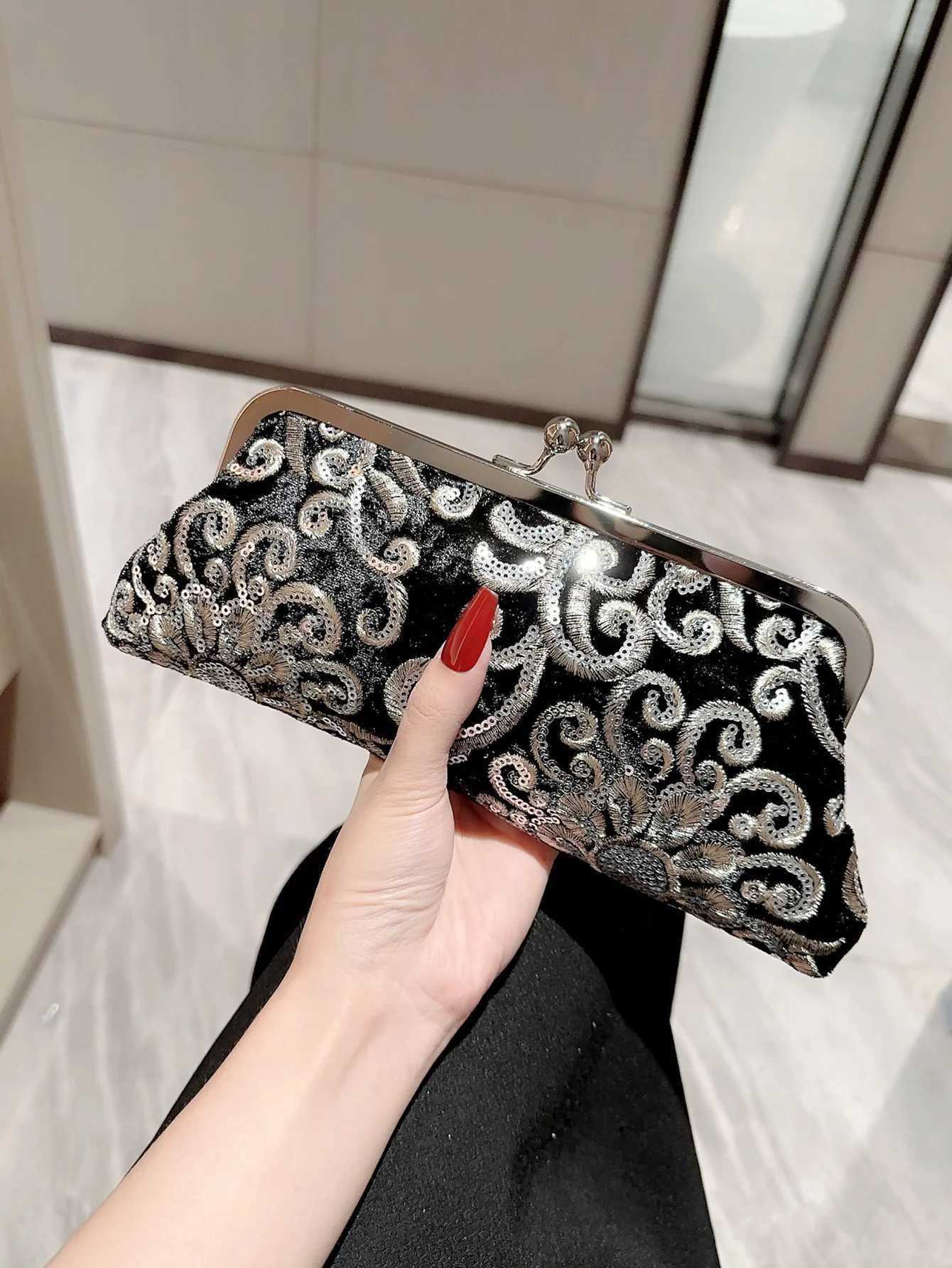 Womens Sequin Evening Bag Evening Bag Sparkling Party Clutch Prom Bag Evening Bag Dress Bag H251027