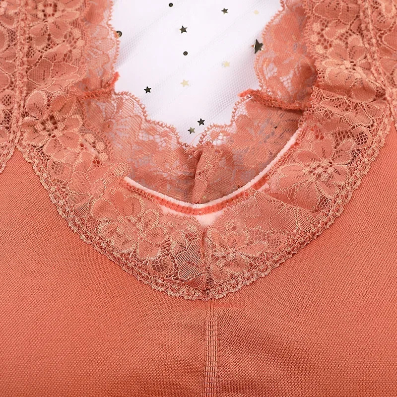 Thermal Underwear Plus Size Vest Thermo Lingerie Women Winter Clothing Warm Top Inner Wear Thermal Shirt Undershirt Intimate 251027